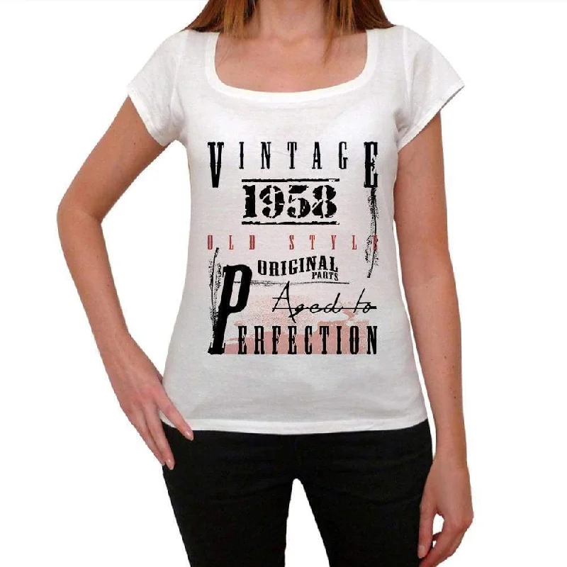 1958 birthday gifts ,Women's Short Sleeve Round Neck T-shirt