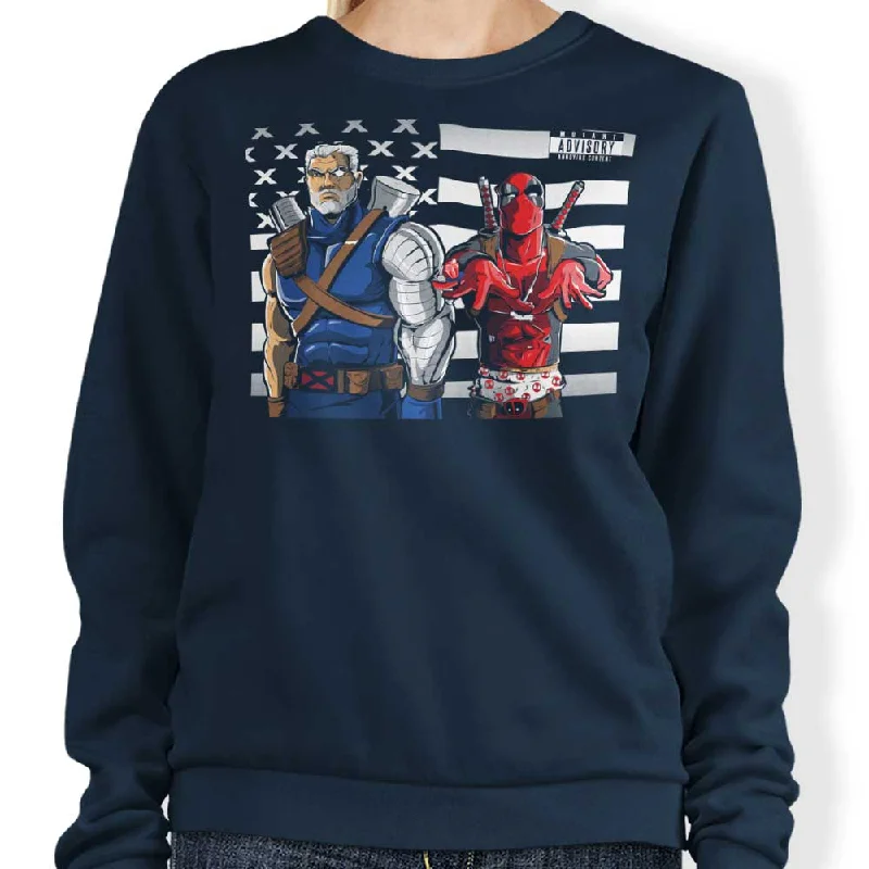 Sweatshirt / Navy / S