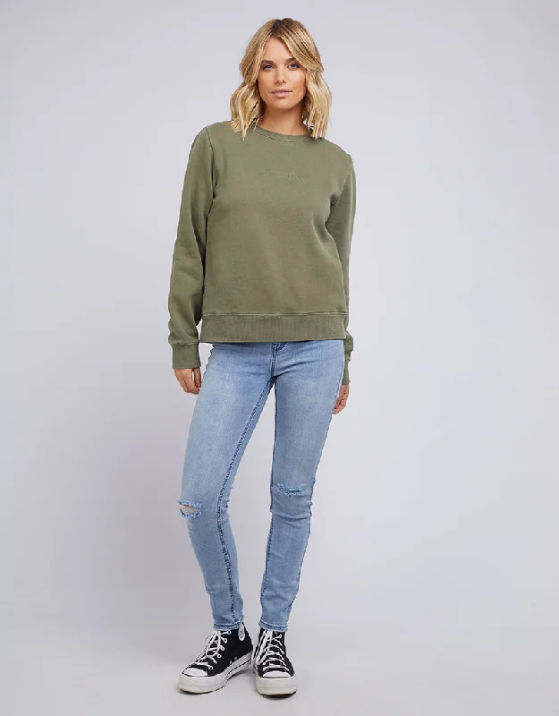 All About Eve AAE Washed Crew Khaki