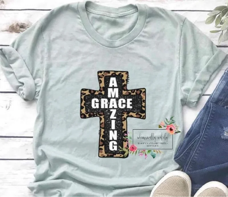 Amazing Grace (leopard cross)