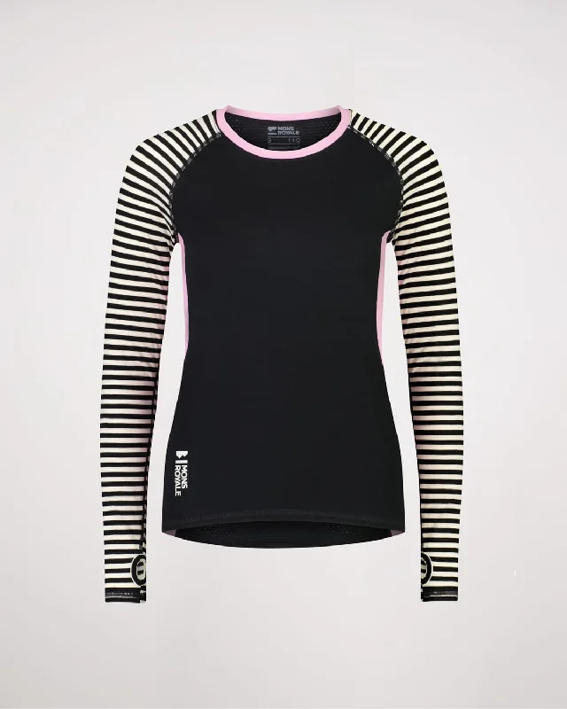 Bella Merino Air-Con LS - Pink Stripe