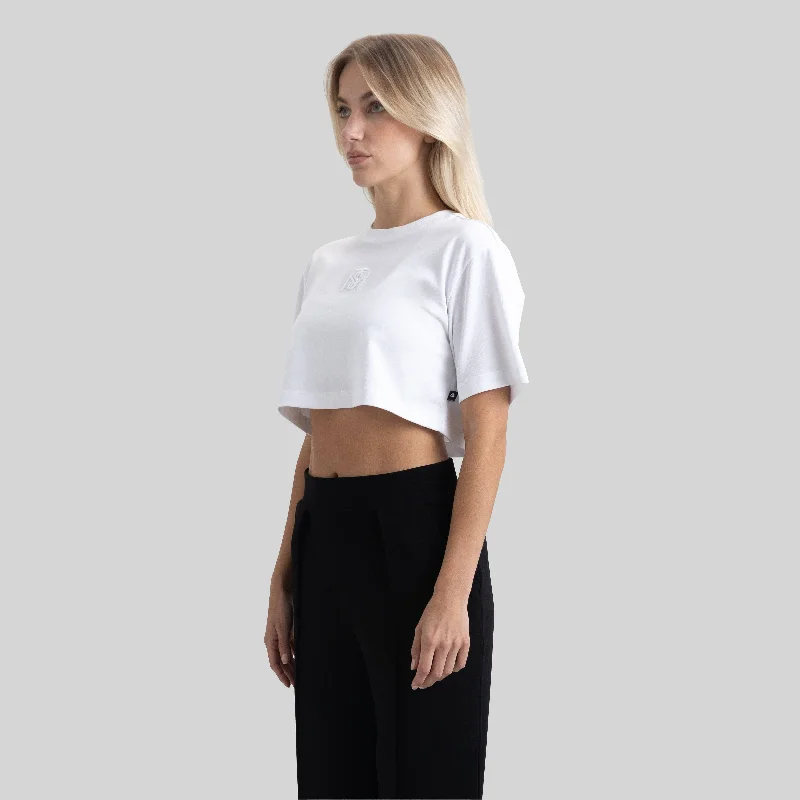 BENZ CROP TOP WHITE