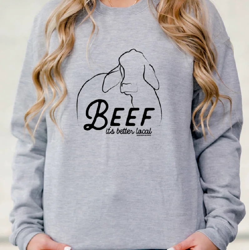 Brahman Beef It's Better Local Crewneck (S-3XL) - Multiple Colors!