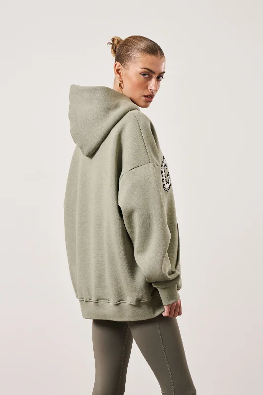 CTRE OVERSIZED HOODIE - SAGE