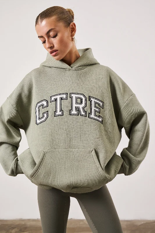 CTRE OVERSIZED HOODIE - SAGE