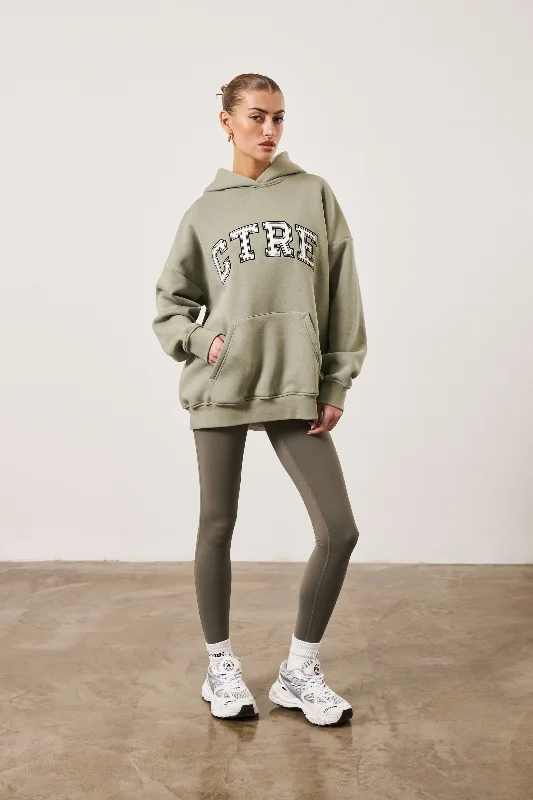 CTRE OVERSIZED HOODIE - SAGE