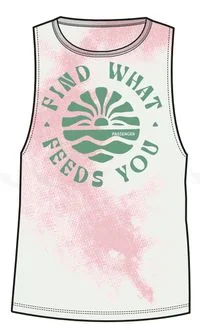 Discovery Organic Cotton Vest - Tie Dye Shell Pink