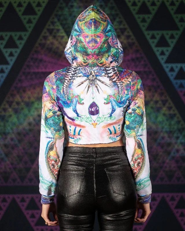 Dive Into Crop Hoodie