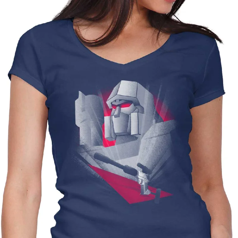 Women's V-Neck / Navy / S