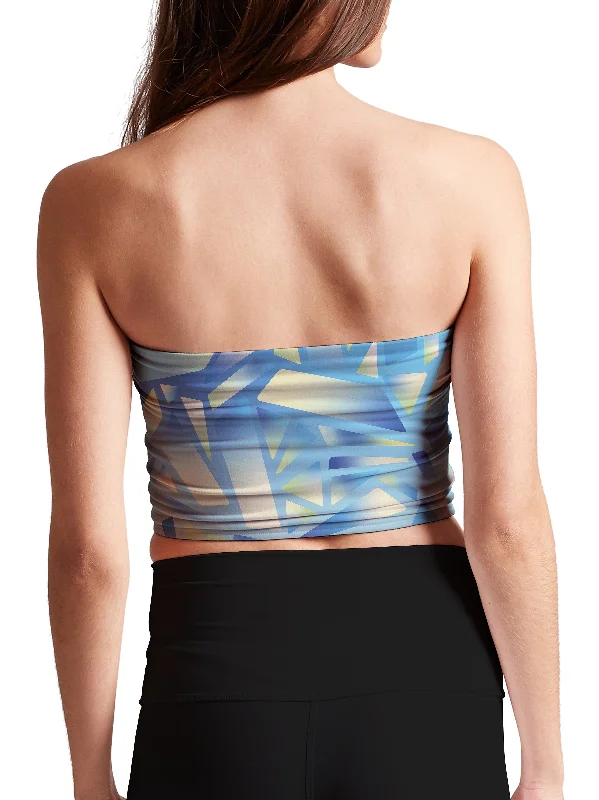 Electric Stained Glass (Blue Ice) Tube Top