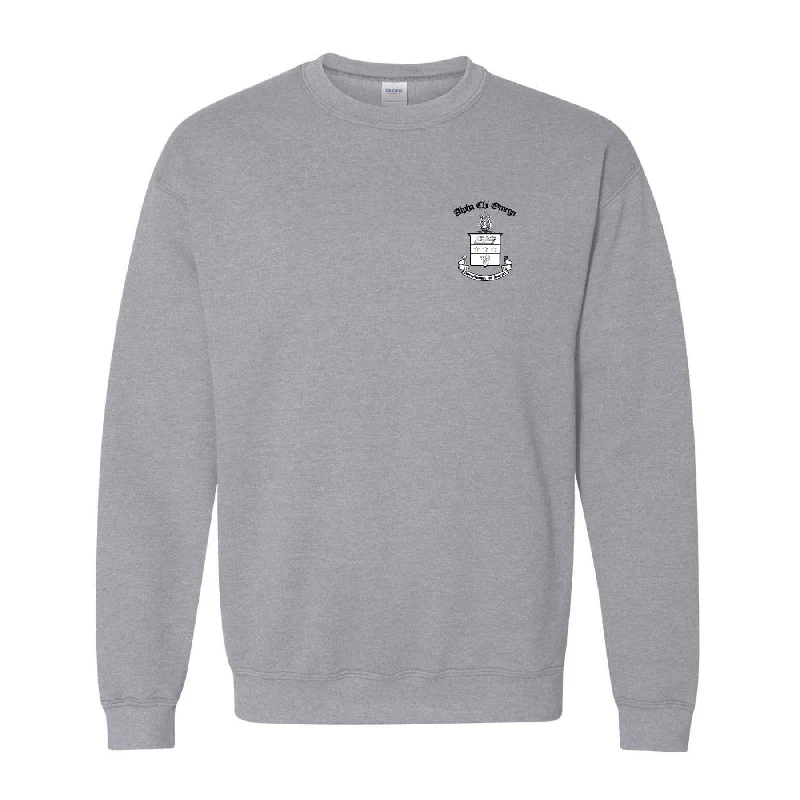 Embroidered Crest Crewneck <br> (sororities A-D)