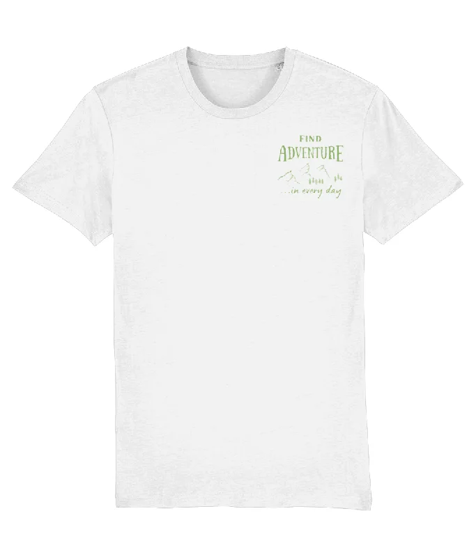 Find Adventure In Every Day Unisex Organic Cotton T-shirt