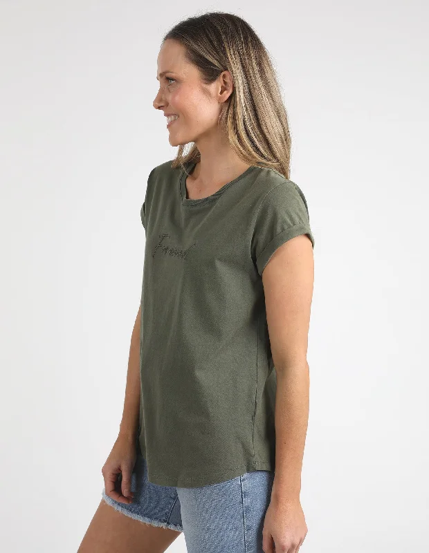 Foxwood Signature Tee Khaki