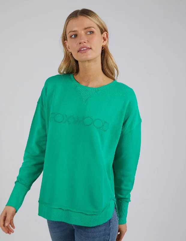 Foxwood Simplified Crew Bright Green