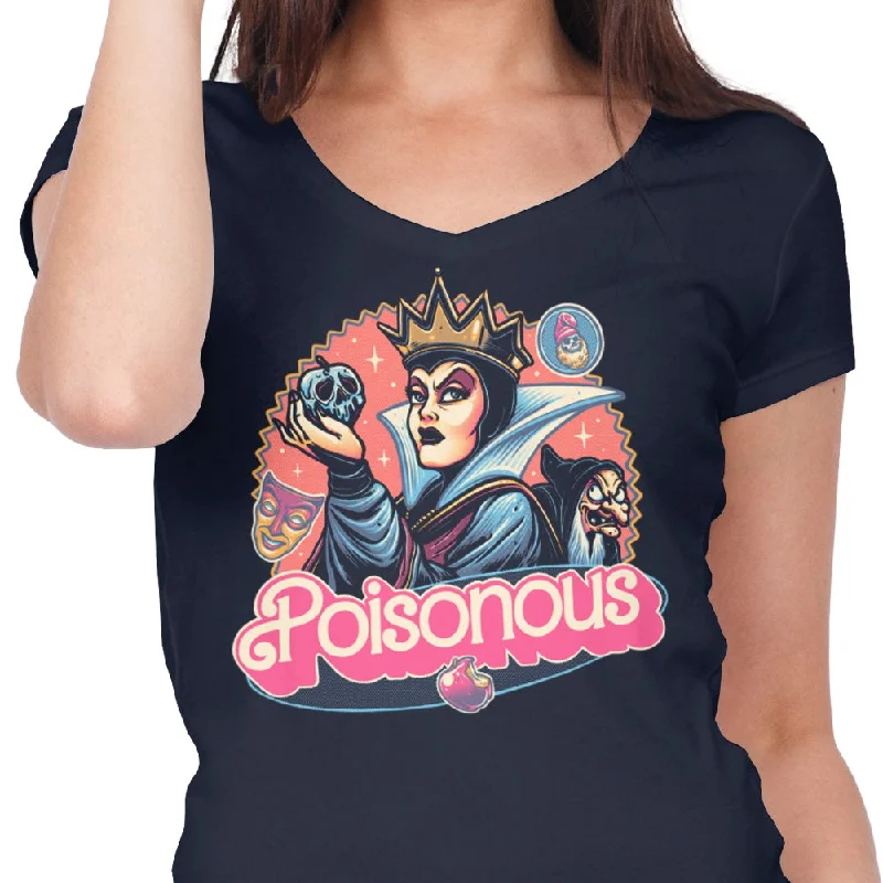 Women's Premium V-Neck / Navy / S