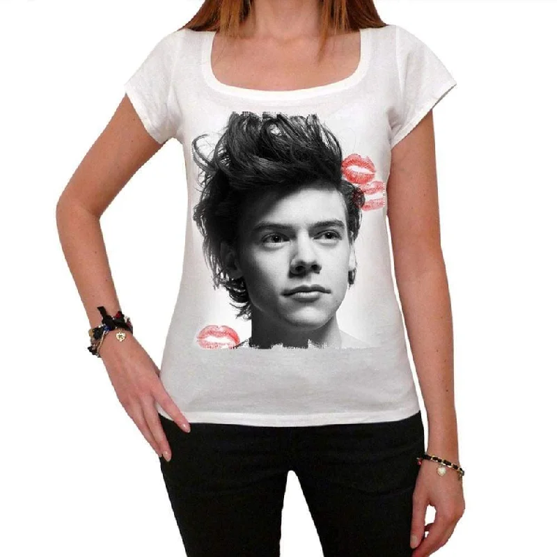 Harry Styles,Kiss,One Direction, T-Shirt for women,t shirt gift 00185