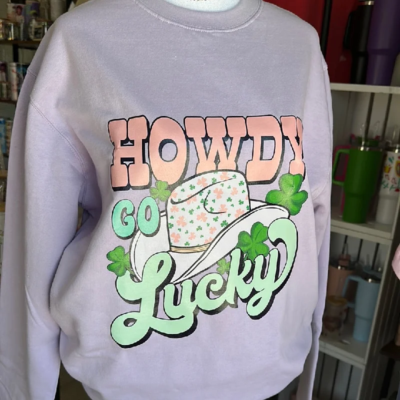 Howdy Go Lucky Crewneck