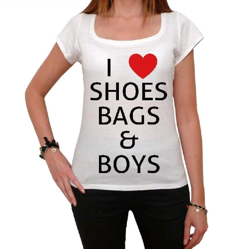 I love shoes bags and boys Paris Hilton New York Women's T-shirt picture celebrity 00038