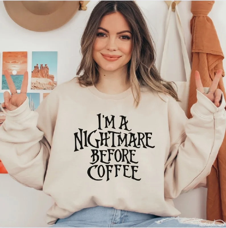 I'm a Nightmare Before Coffee | DTF Transfer