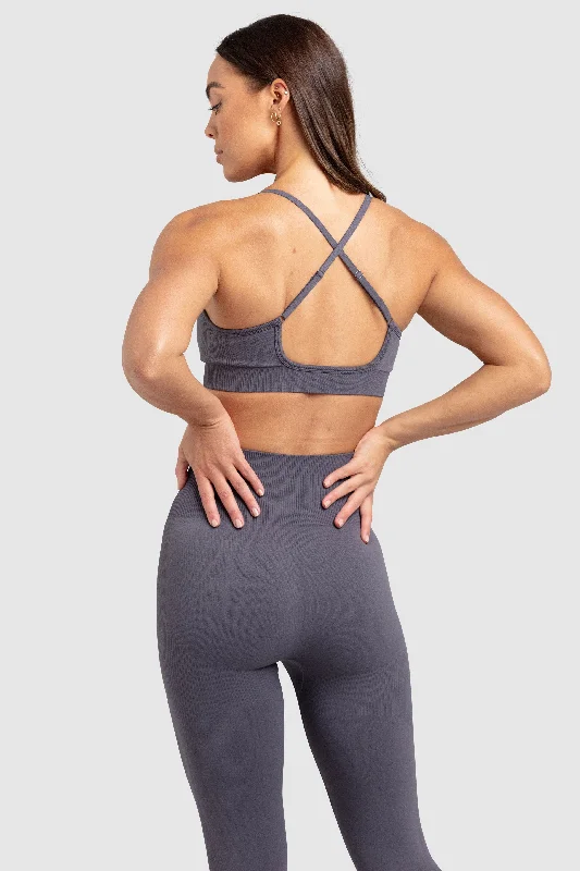 Impact Solid Crop - Storm Grey