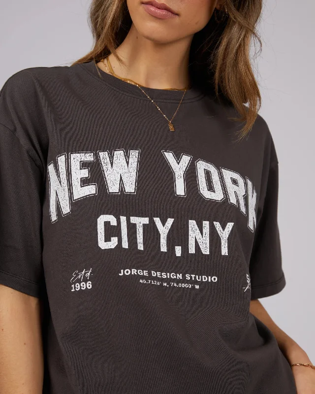 Jorge New York Tee Washed Black