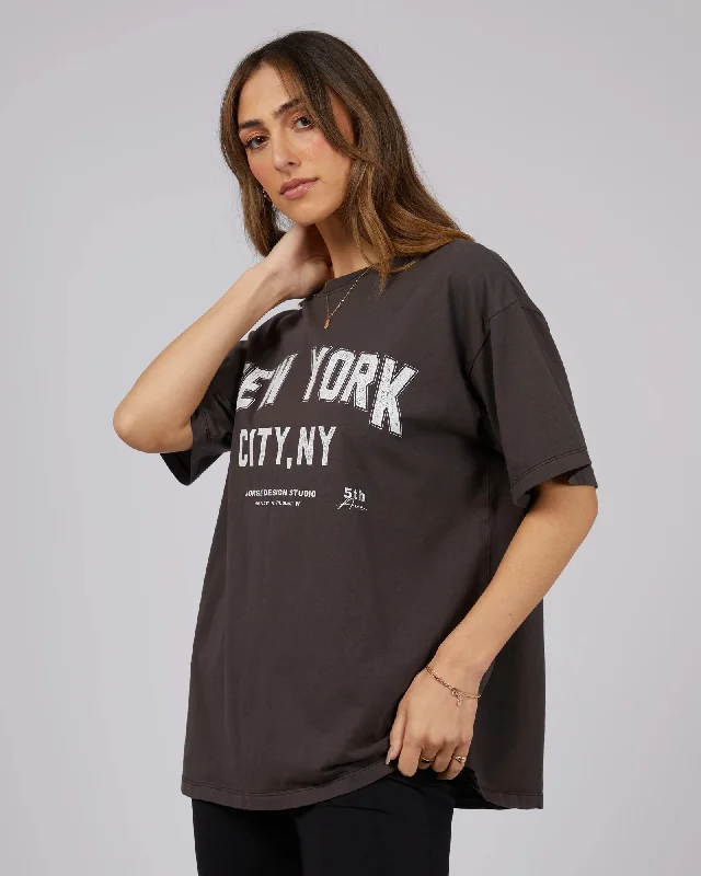 Jorge New York Tee Washed Black