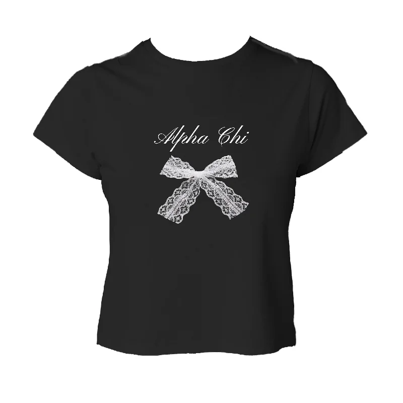 Lace Bow Baby Tee