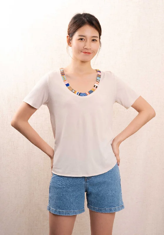 Tshirt Tizia Jc0 Tizia Jc05 Beads Stone