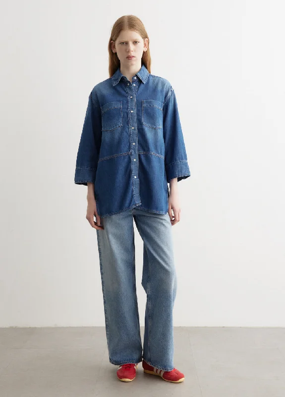 Light Denim Oversized Shirt