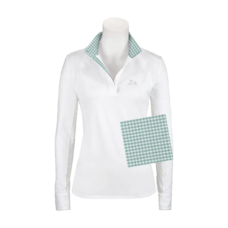 RJ Classics- Maddie Show Shirt (Green Gingham)