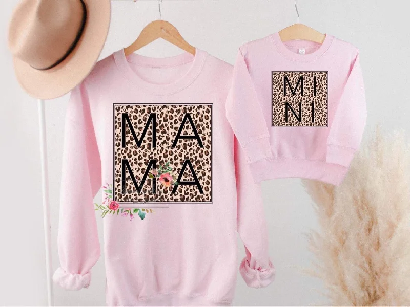 Mama/mini (leopard square)