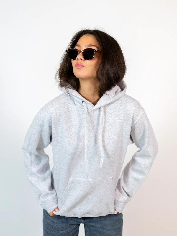 MEGA DOLLED UP (SORT) HOODIE (rygprint) - GRÅ