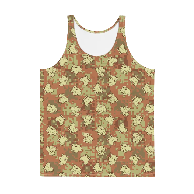 Minecraft Camo Frog All Over Print Unisex Tank Top