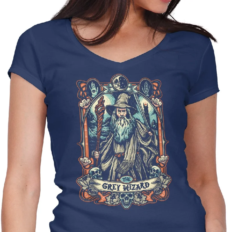 Women's V-Neck / Navy / S