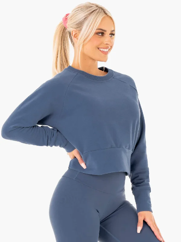 Motion Sweater - Steel Blue