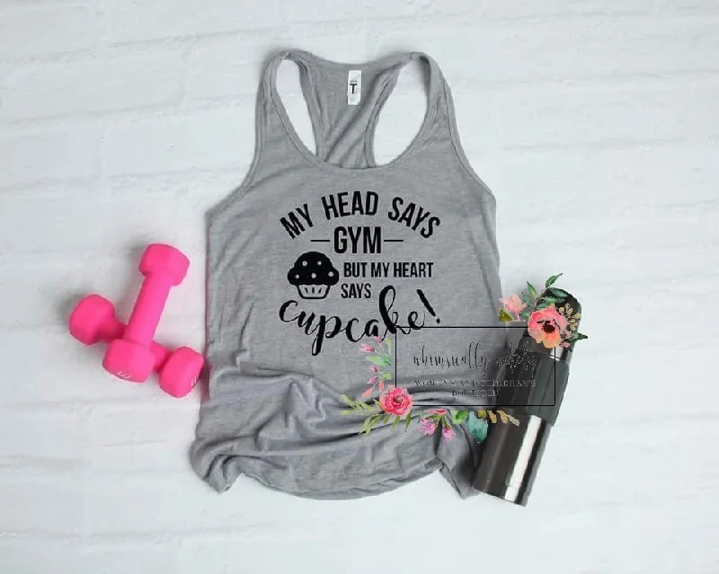 My head says gym but my heart says cupcake tank