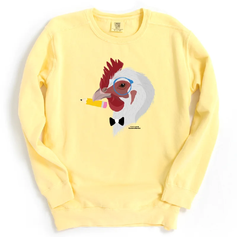 Nerdy Chicken Crewneck (S-3XL) - Multiple Colors!