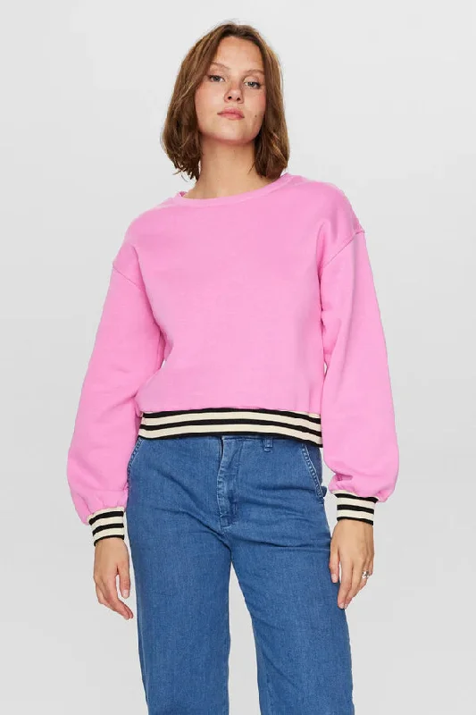 Numph Nuada Sweat Fuchsia Pink