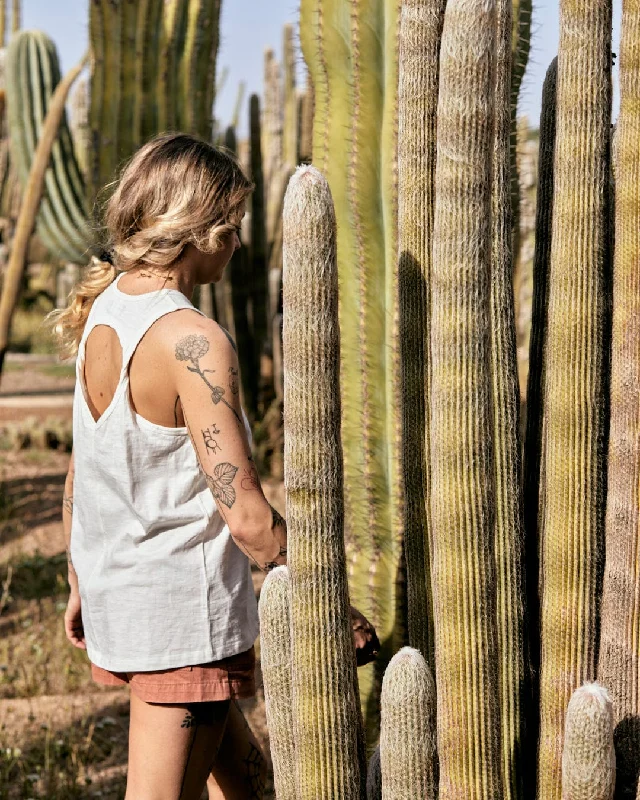 Palmera - Womens Vest - White