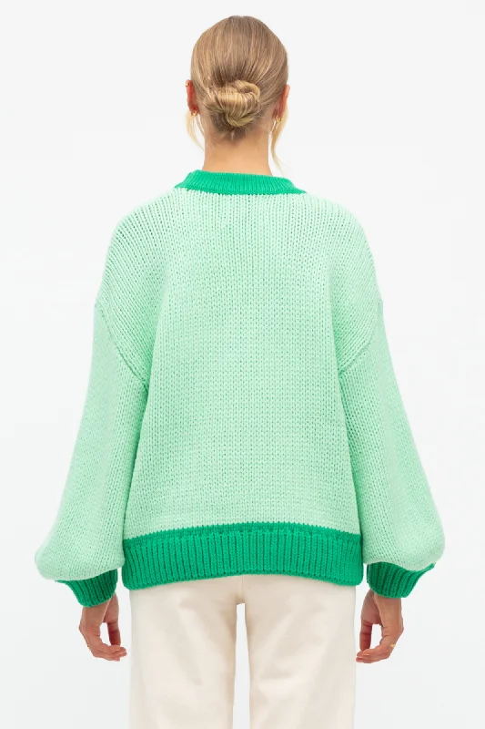 Paper Heart Jules Knit Green