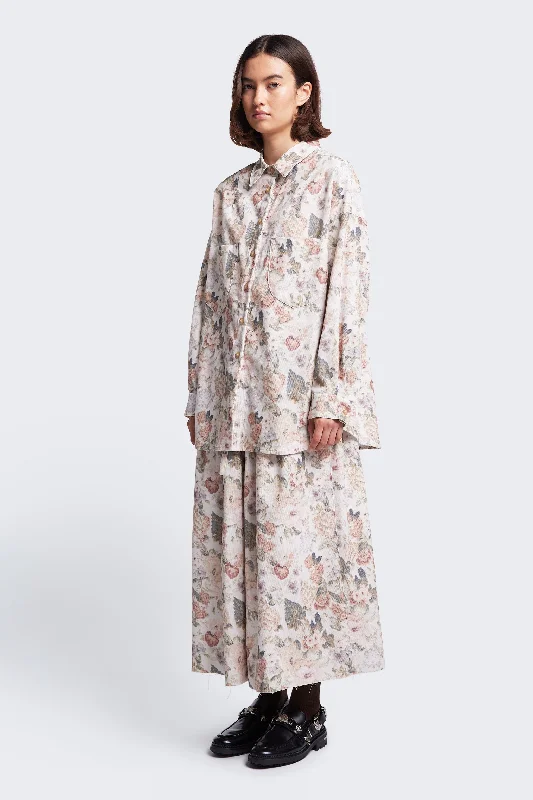 Resting Cord Shirt Floral