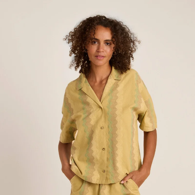 Riviera Button Up Shirt - Fern