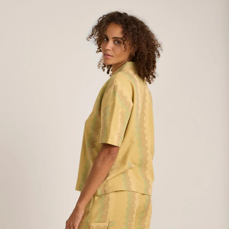 Riviera Button Up Shirt - Fern