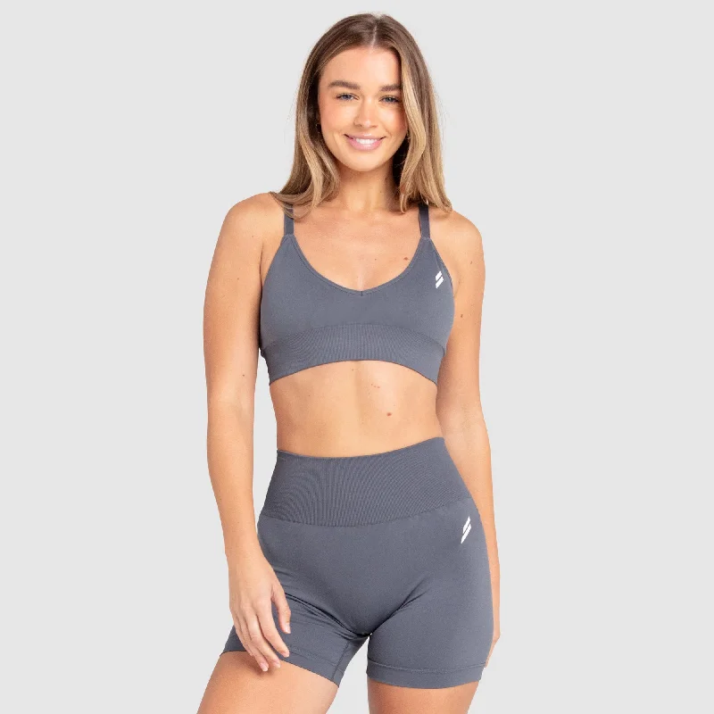 Scrunch 2 Seamless Crop - Charcoal Grey