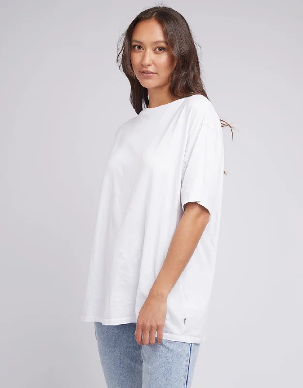 Silent Theory Oversized Tee White