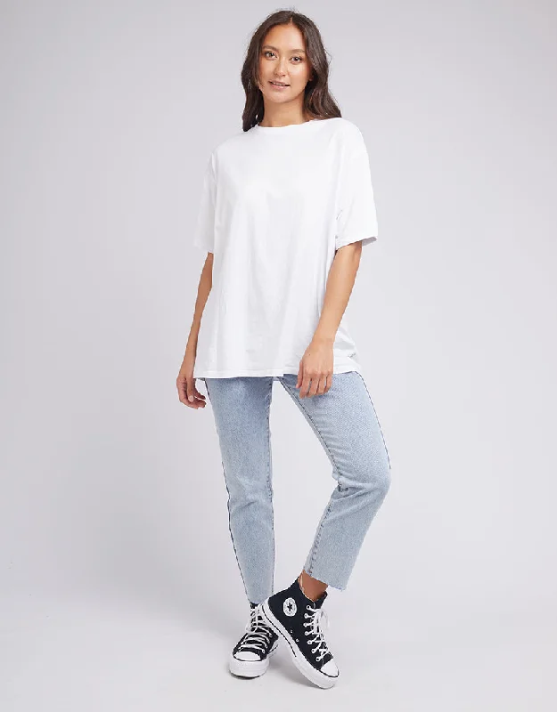 Silent Theory Oversized Tee White