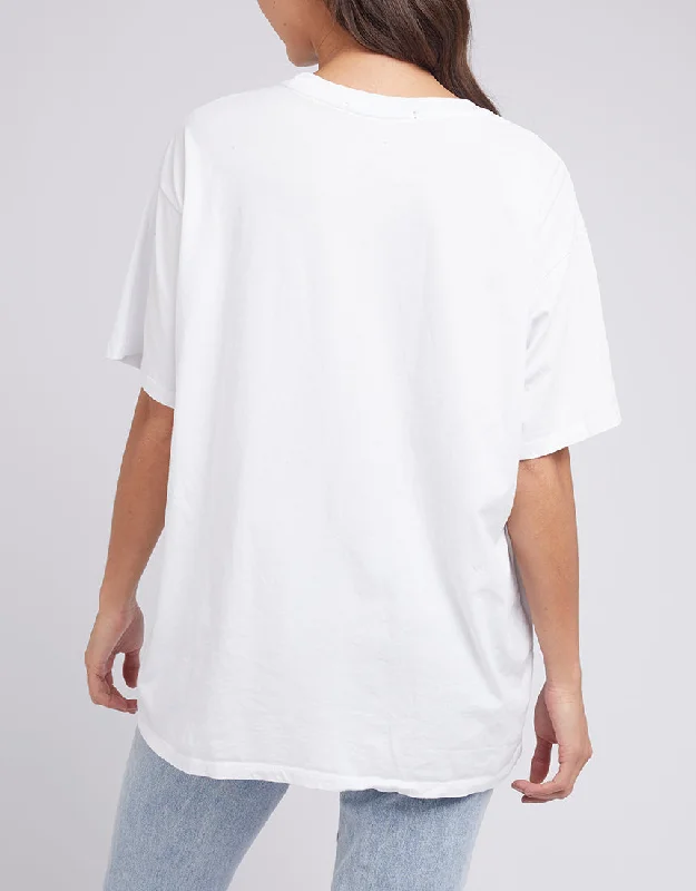 Silent Theory Oversized Tee White