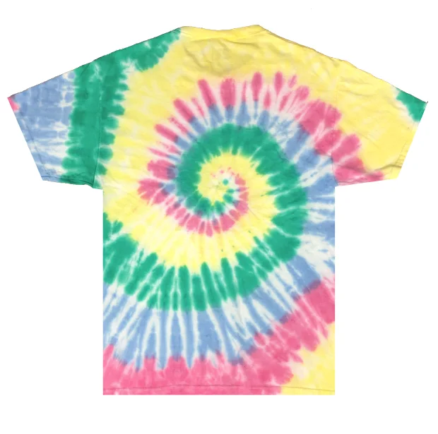 Multi-Color Spiral Tie Dye T-Shirt 4