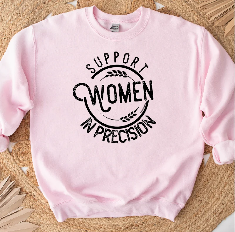 Support Women in Precision Crewneck (S-3XL) - Multiple Colors!