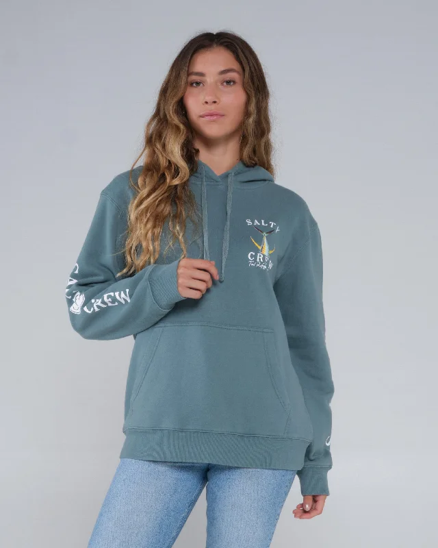 TAILED PREMIUM HOODY - Atlantic Green